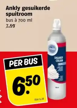 Poiesz Ankly gesuikerde spuitroom aanbieding