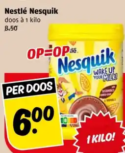 Poiesz Nestlé Nesquik aanbieding
