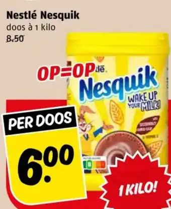 Poiesz Nestlé Nesquik aanbieding