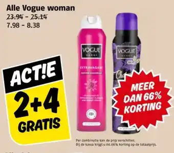 Poiesz Alle Vogue woman aanbieding