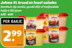 Poiesz Johma XL brood en toast salades aanbieding