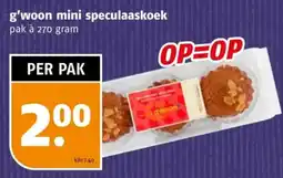 Poiesz g'woon mini speculaaskoek aanbieding