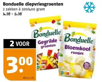 Poiesz Bonduelle diepvriesgroenten aanbieding
