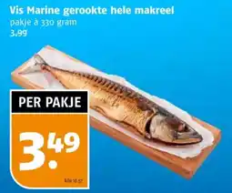 Poiesz Vis Marine gerookte hele makreel aanbieding