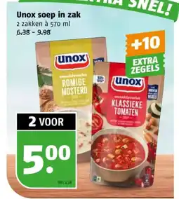 Poiesz Unox soep in zak aanbieding