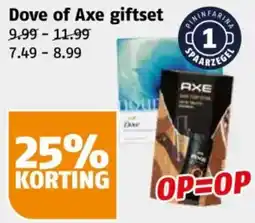 Poiesz Dove of Axe giftset aanbieding