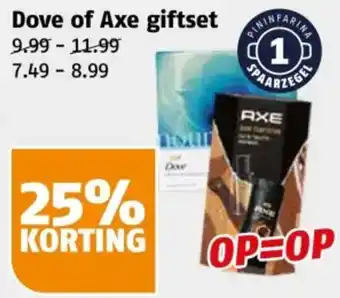 Poiesz Dove of Axe giftset aanbieding