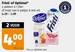 Poiesz Fristi of Optimel aanbieding