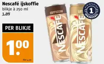 Poiesz Nescafé ijskoffie aanbieding