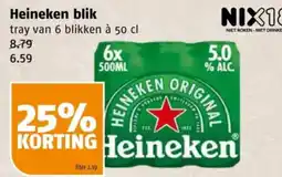 Poiesz Heineken blik aanbieding
