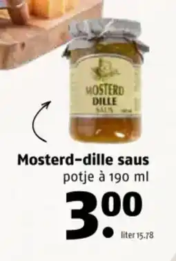 Poiesz Mosterd dille saus aanbieding