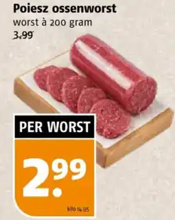 Poiesz Poiesz ossenworst aanbieding