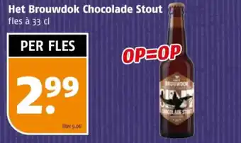 Poiesz Het Brouwdok Chocolade Stout aanbieding