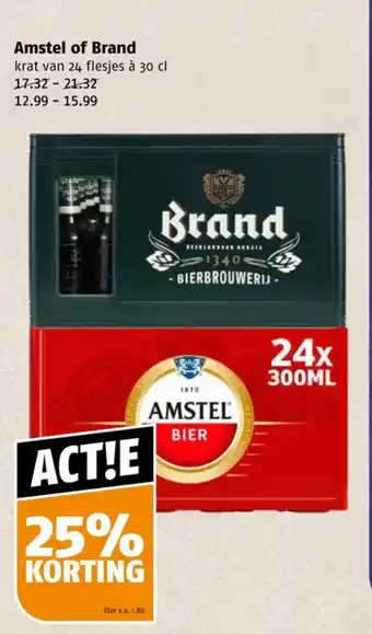 Poiesz Amstel of Brand aanbieding