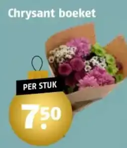 Poiesz Chrysant boeket aanbieding