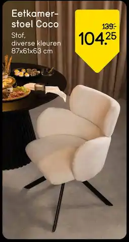 Leen Bakker Eetkamer stoel Coco aanbieding