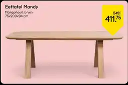 Leen Bakker Eettafel Mandy aanbieding