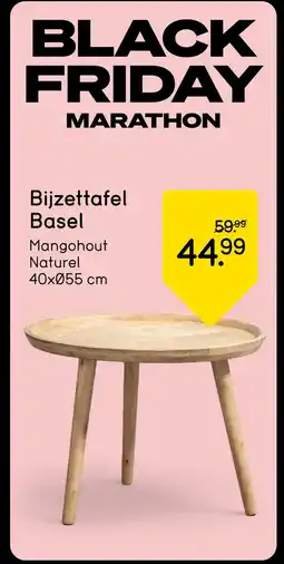 Leen Bakker Bijzettafel Basel aanbieding