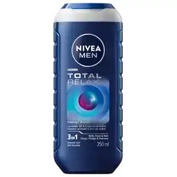 Kruidvat NIVEA Men Total Relax 3-in-1 Showergel aanbieding