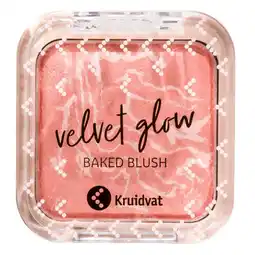 Kruidvat Kruidvat Velvet Glow 010 Pastel Peach Baked Blush aanbieding