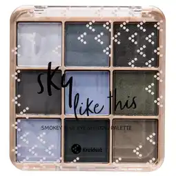 Kruidvat Kruidvat Sky Like This Smokey Blue Eye Shadow Palette aanbieding
