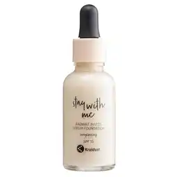 Kruidvat Kruidvat Stay With Me 005 N Fair Ivory Radiant Matte Serum Foundation aanbieding