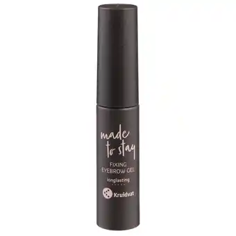 Kruidvat Kruidvat Made To Stay 060 Deep Brown Fixing Eyebrow Gel aanbieding