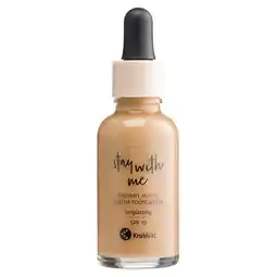 Kruidvat Kruidvat Stay With Me 048 N Deep Praline Radiant Matte Serum Foundation aanbieding