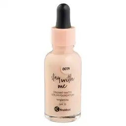 Kruidvat Kruidvat Stay With Me 001N Fair Lily Radiant Matte Serum Foundation aanbieding