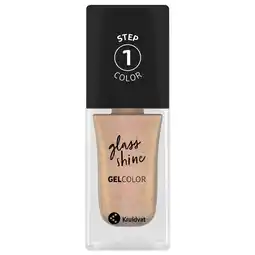 Kruidvat Kruidvat Glass Shine 010 Golden Veil Longlasting Gel Color Nagellak aanbieding