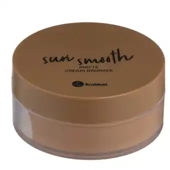 Kruidvat Kruidvat Sun Smooth 010 Medium Warm Tone Matte Cream Bronzer aanbieding