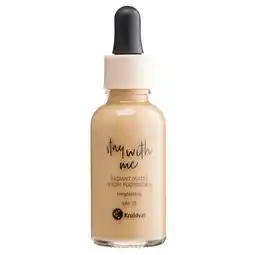Kruidvat Kruidvat Stay With Me 040 W Light Caramel Radiant Matte Serum Foundation aanbieding