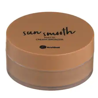 Kruidvat Kruidvat Sun Smooth 020 Medium Deep Neutral Tone Matte Cream Bronzer aanbieding