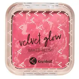 Kruidvat Kruidvat Velvet Glow 040 Pink Pop Baked Blush aanbieding
