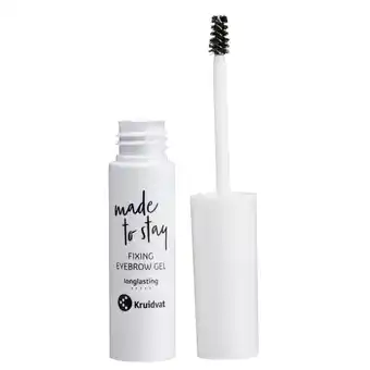 Kruidvat Kruidvat Made To Stay 010 Transparant Fixing Eyebrow Gel aanbieding