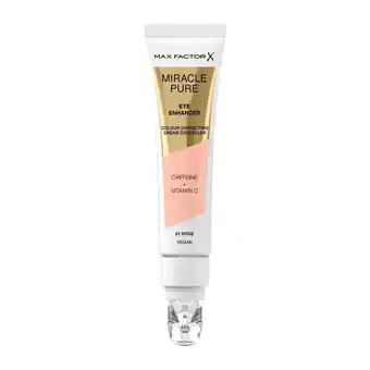 Kruidvat Max Factor Miracle Pure Cream Concealer 01 Rose Eye Enhancer aanbieding