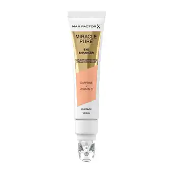 Kruidvat Max Factor Miracle Pure Cream Concealer 03 Peach Eye Enhancer aanbieding