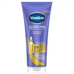 Kruidvat Vaseline Gluta-Hya Overnight Radiance Serum Burst Lotion aanbieding