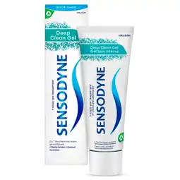 Kruidvat Sensodyne Deep Clean Gel Tandpasta voor Gevoelige Tanden aanbieding