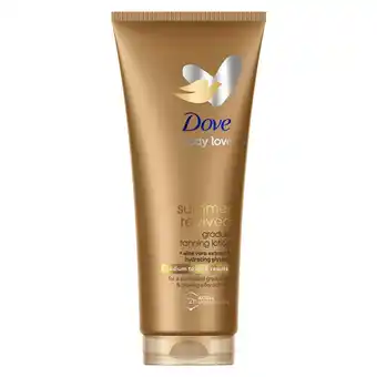 Kruidvat Dove DermaSpa Summer Revived Dark Bodylotion aanbieding
