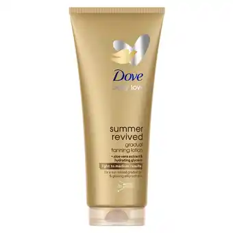Kruidvat Dove DermaSpa Summer Revived Fair Bodylotion aanbieding