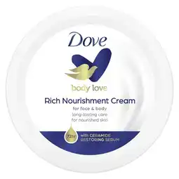 Kruidvat Dove Body Love Rich Nourishment Bodycrème aanbieding