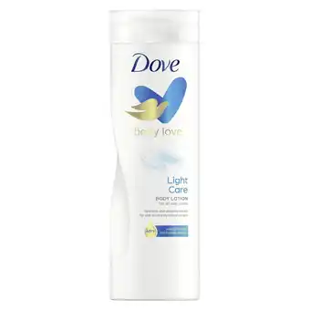 Kruidvat Dove Body Love Light Care Bodylotion aanbieding