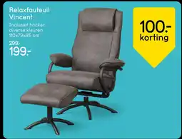 Leen Bakker Relaxfauteuil Vincent aanbieding