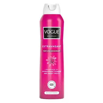 Kruidvat Vogue Extravagant Parfum Deodorant Spray aanbieding