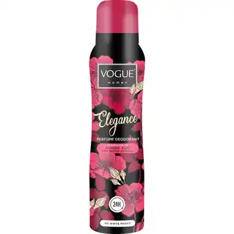 Kruidvat Vogue Women Elegance Perfume Deodorant Spray aanbieding