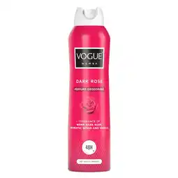 Kruidvat Vogue Dark Rose Parfum Deodorant Spray aanbieding