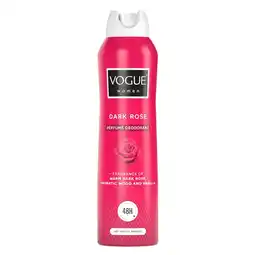 Kruidvat Vogue Dark Rose Parfum Deodorant Spray aanbieding