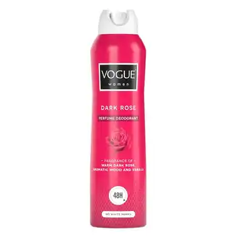 Kruidvat Vogue Dark Rose Parfum Deodorant Spray aanbieding