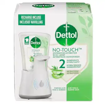 Kruidvat Dettol No-Touch Aloë Vera Automatische Zeepdispenser aanbieding